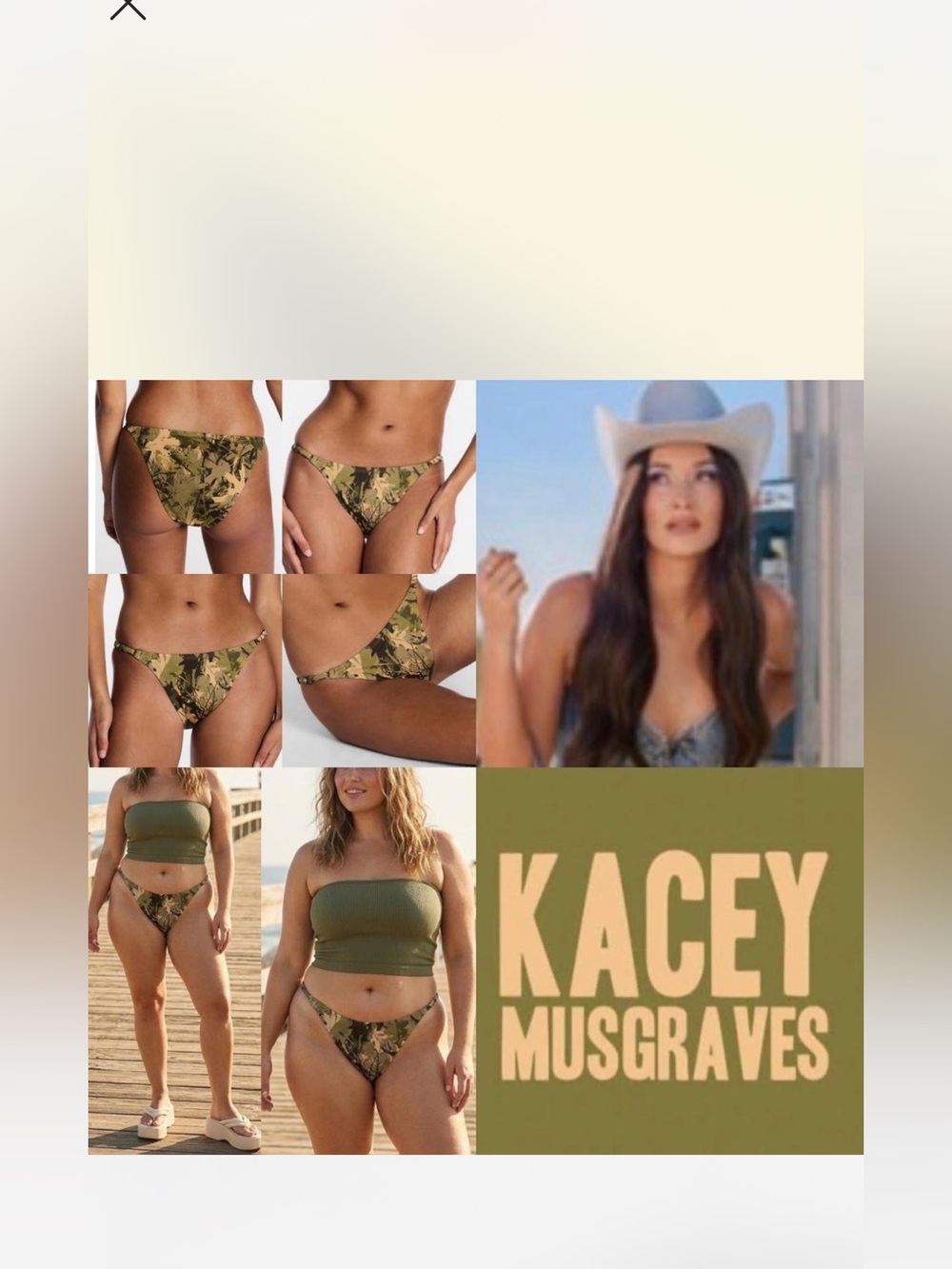 Kacey Musgraves Bikini bottoms new